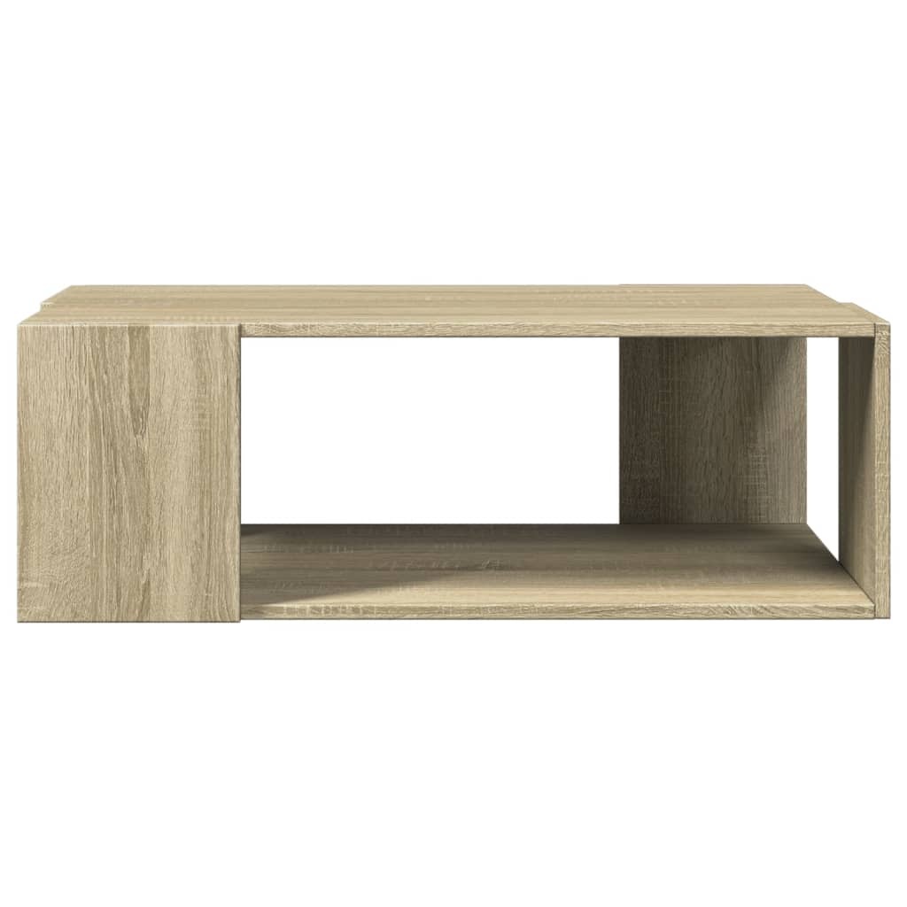 VidaXL Salontafel 89,5x48x30 cm bewerkt hout sonoma eikenkleurig