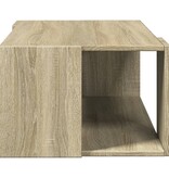 VidaXL Salontafel 89,5x48x30 cm bewerkt hout sonoma eikenkleurig