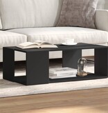 VidaXL Salontafel 89,5x48x30 cm bewerkt hout zwart