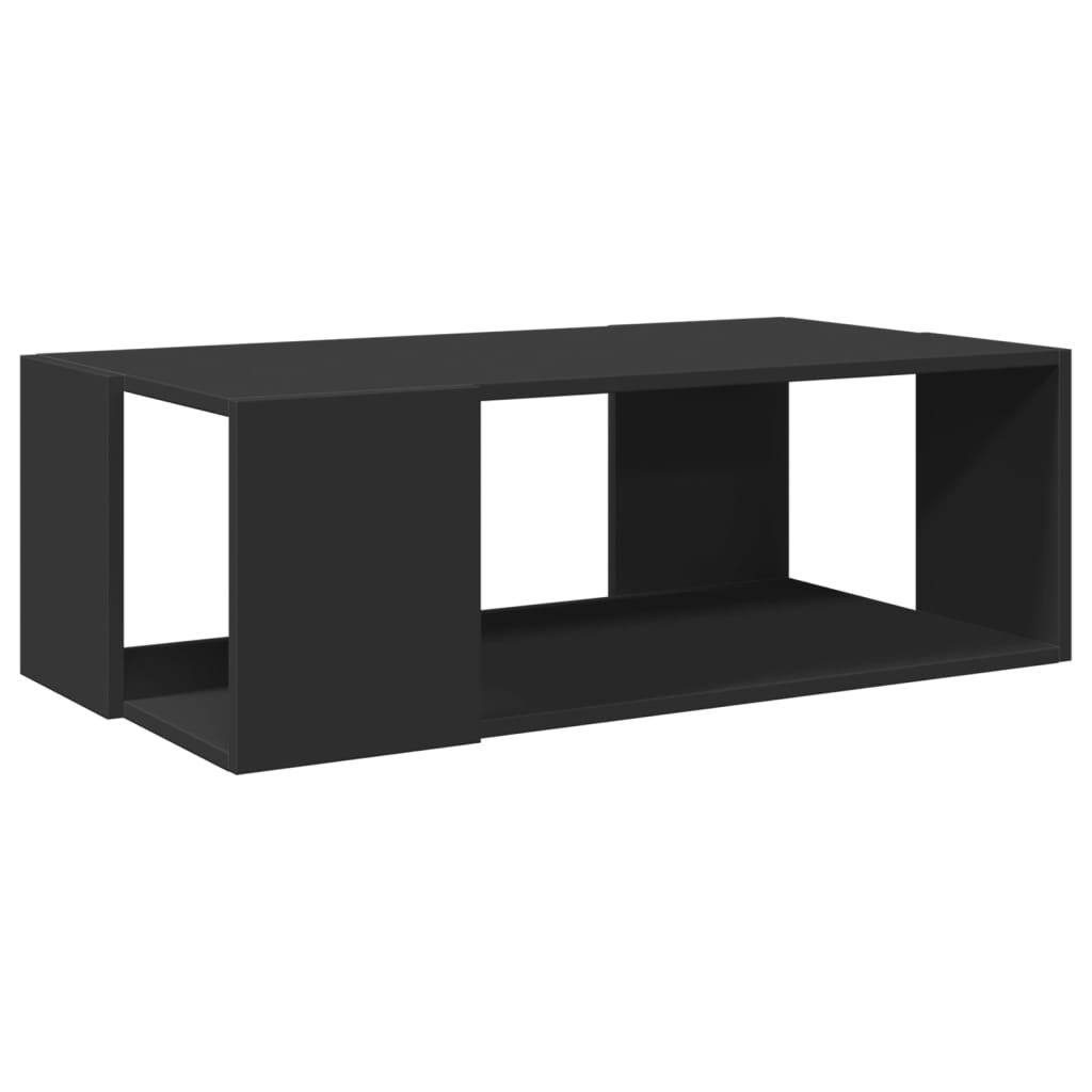 VidaXL Salontafel 89,5x48x30 cm bewerkt hout zwart