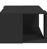 VidaXL Salontafel 89,5x48x30 cm bewerkt hout zwart