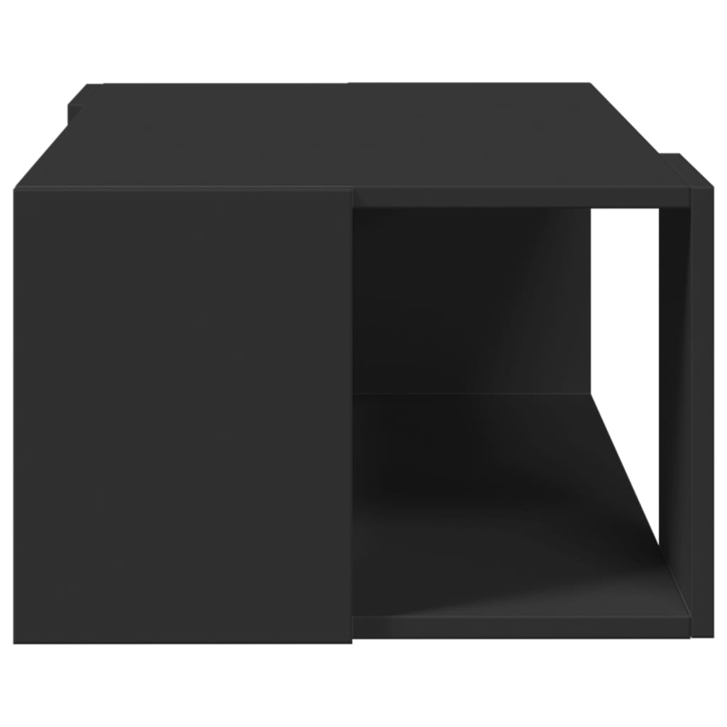 VidaXL Salontafel 89,5x48x30 cm bewerkt hout zwart