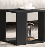 VidaXL Salontafel 32x32x30 cm bewerkt hout zwart