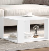 VidaXL Salontafel 51,5x51,5x30 cm bewerkt hout wit