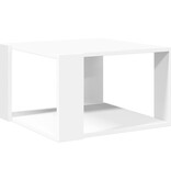 VidaXL Salontafel 51,5x51,5x30 cm bewerkt hout wit