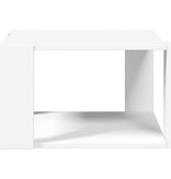 VidaXL Salontafel 51,5x51,5x30 cm bewerkt hout wit