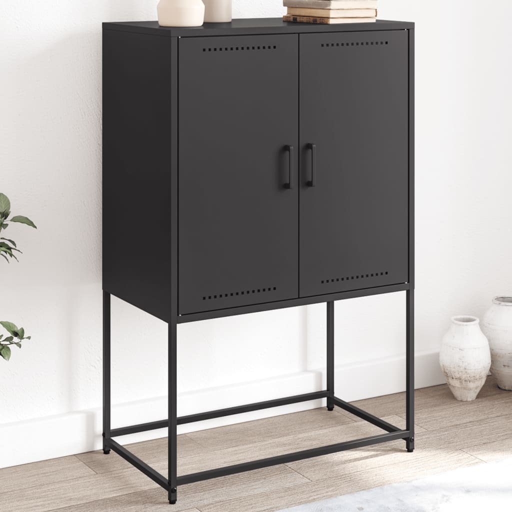 VidaXL Tv-meubel 100,5x39x60,5 cm staal olijfgroen