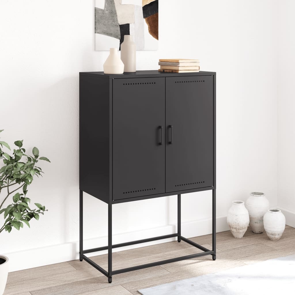 VidaXL Tv-meubel 100,5x39x60,5 cm staal olijfgroen