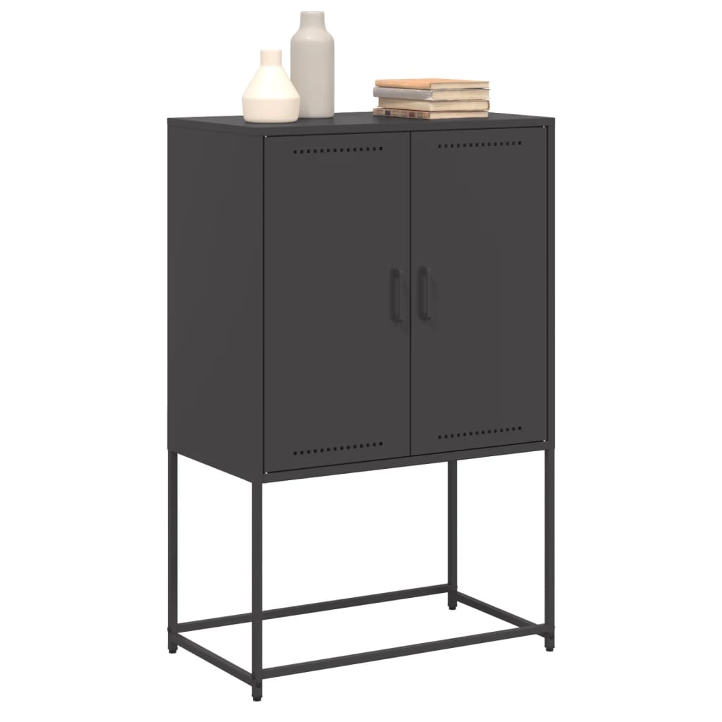 VidaXL Tv-meubel 100,5x39x60,5 cm staal olijfgroen