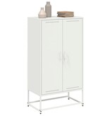 VidaXL Hoge kast 68,5x38,5x123,5 cm staal roze