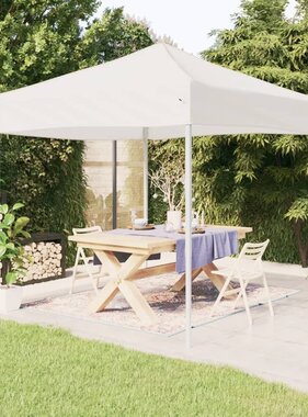 VidaXL Partytent inklapbaar 3x3 m wit