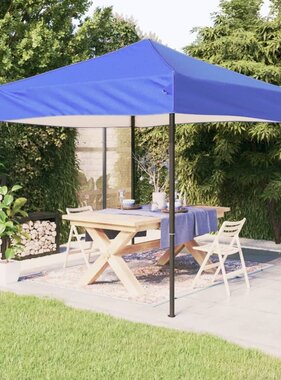 VidaXL Partytent inklapbaar 3x3 m blauw