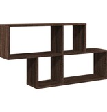 VidaXL Wandschap 100x20x53 cm bewerkt hout bruin eikenkleurig