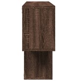 VidaXL Wandschap 100x20x53 cm bewerkt hout bruin eikenkleurig