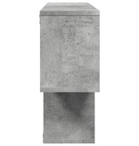 VidaXL Wandschap 100x20x53 cm bewerkt hout betongrijs