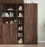 VidaXL Hoge kast 30x41x185 cm bewerkt hout bruin eikenkleurig