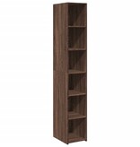 VidaXL Hoge kast 30x41x185 cm bewerkt hout bruin eikenkleurig
