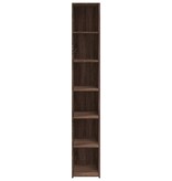 VidaXL Hoge kast 30x41x185 cm bewerkt hout bruin eikenkleurig