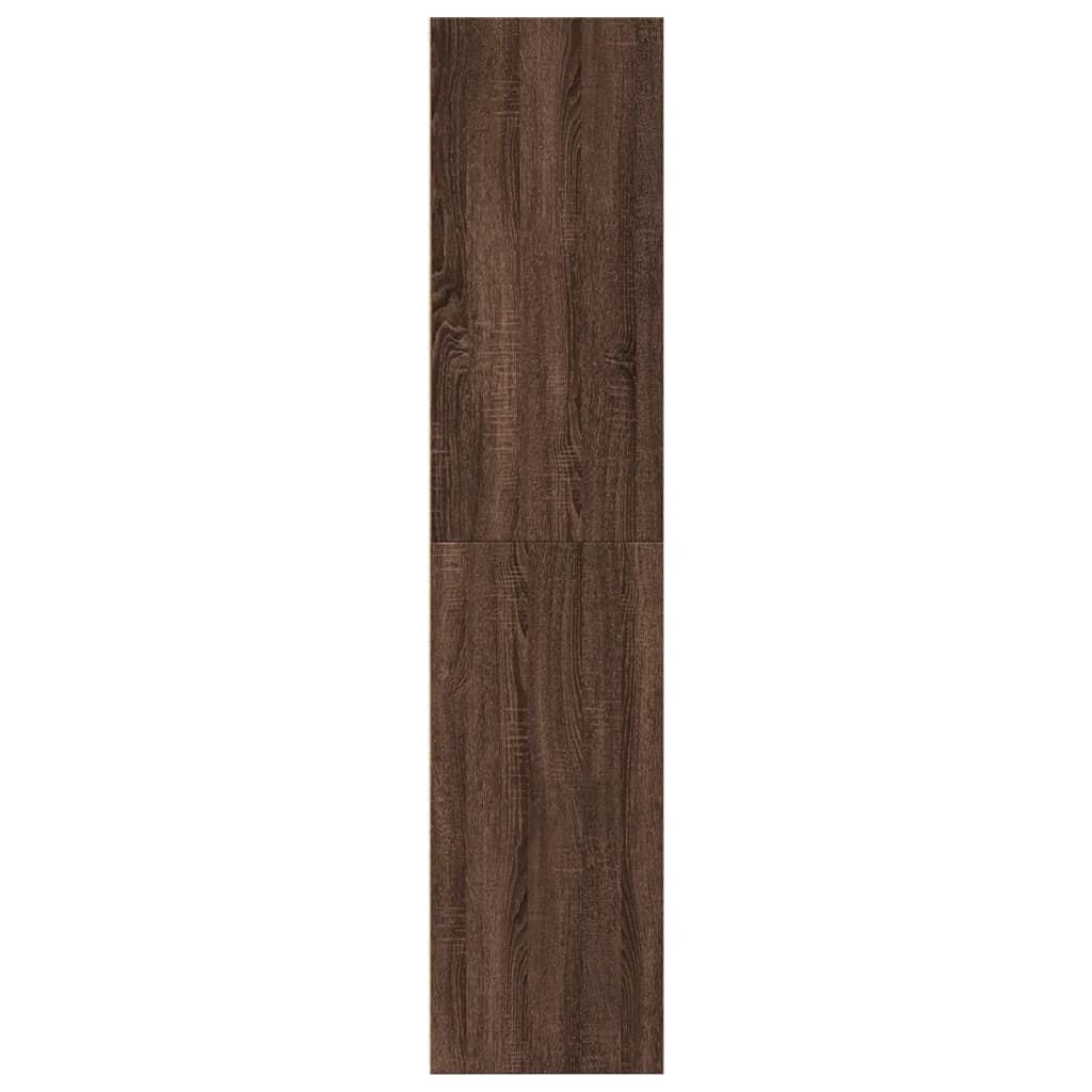 VidaXL Hoge kast 30x41x185 cm bewerkt hout bruin eikenkleurig