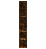 VidaXL Hoge kast 30x41x185 cm bewerkt hout gerookt eikenkleurig