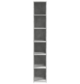 VidaXL Hoge kast 30x41x185 cm bewerkt hout betongrijs