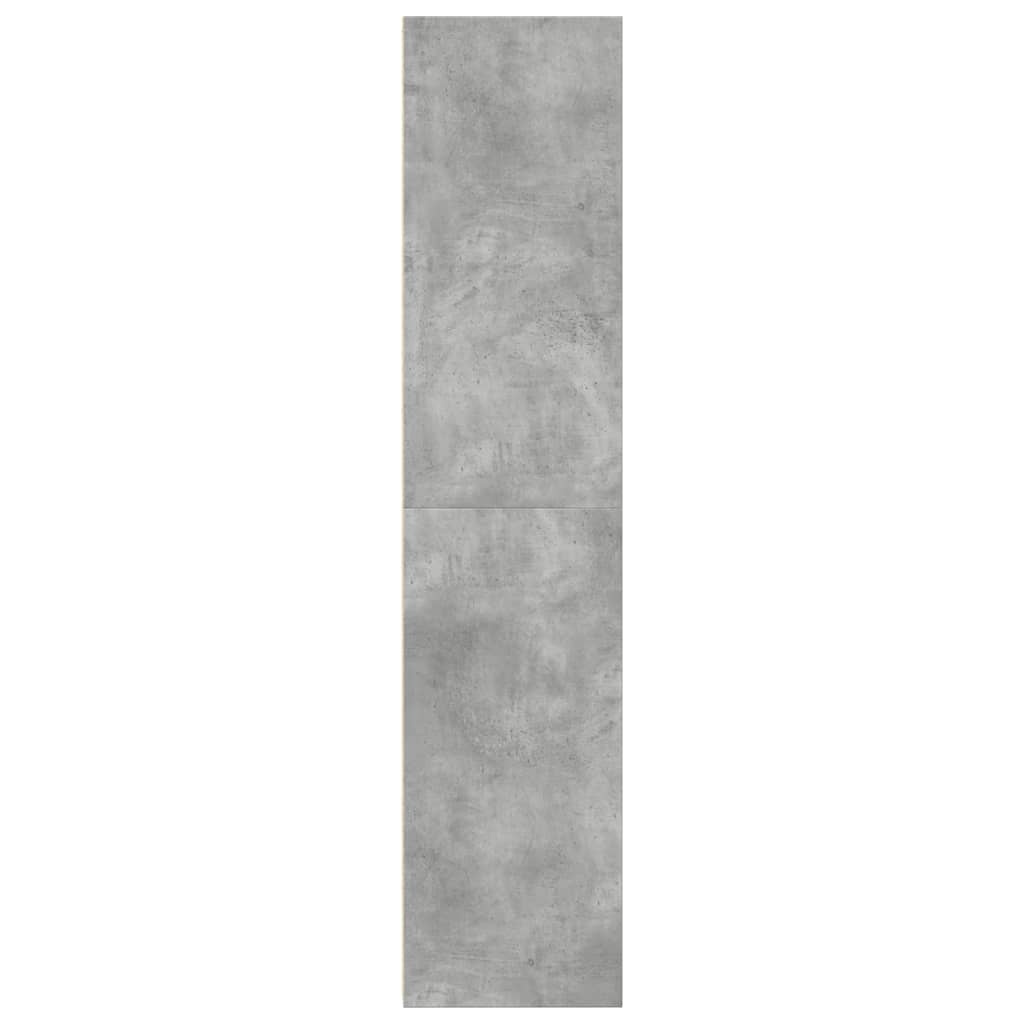 VidaXL Hoge kast 30x41x185 cm bewerkt hout betongrijs
