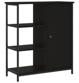 VidaXL Dressoir 70x30x80 cm bewerkt hout zwart