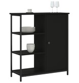 VidaXL Dressoir 70x30x80 cm bewerkt hout zwart