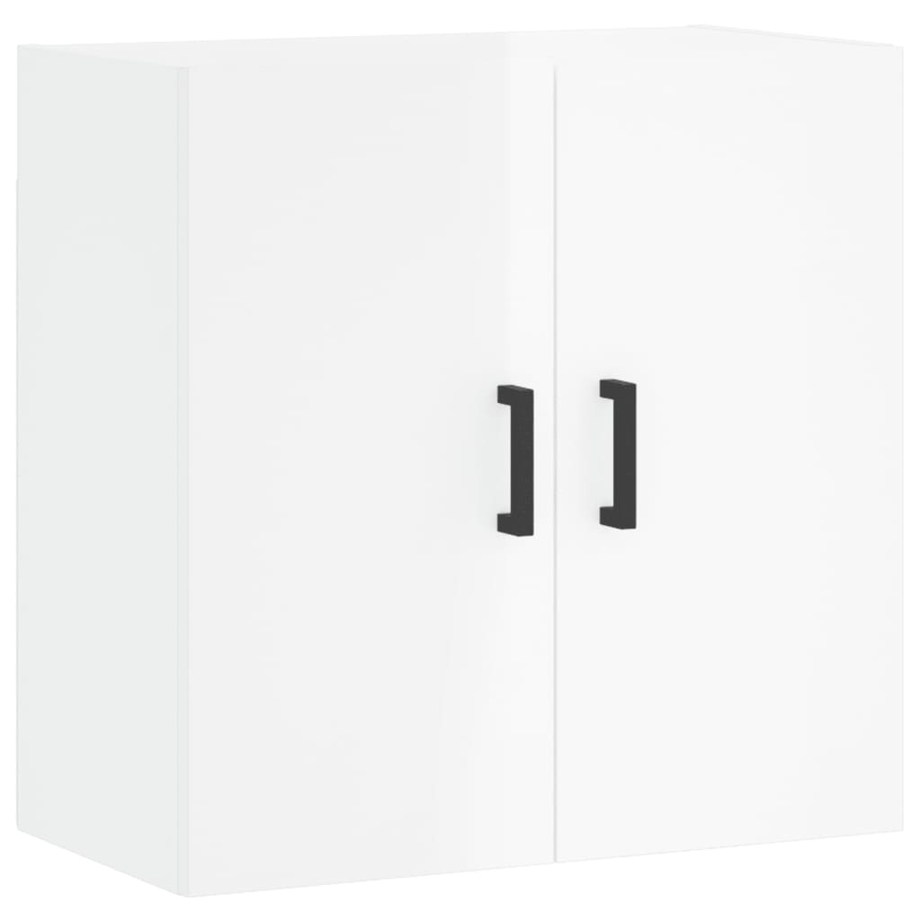 VidaXL Wandkast 60x31x60 cm bewerkt hout hoogglans wit