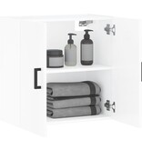 VidaXL Wandkast 60x31x60 cm bewerkt hout hoogglans wit