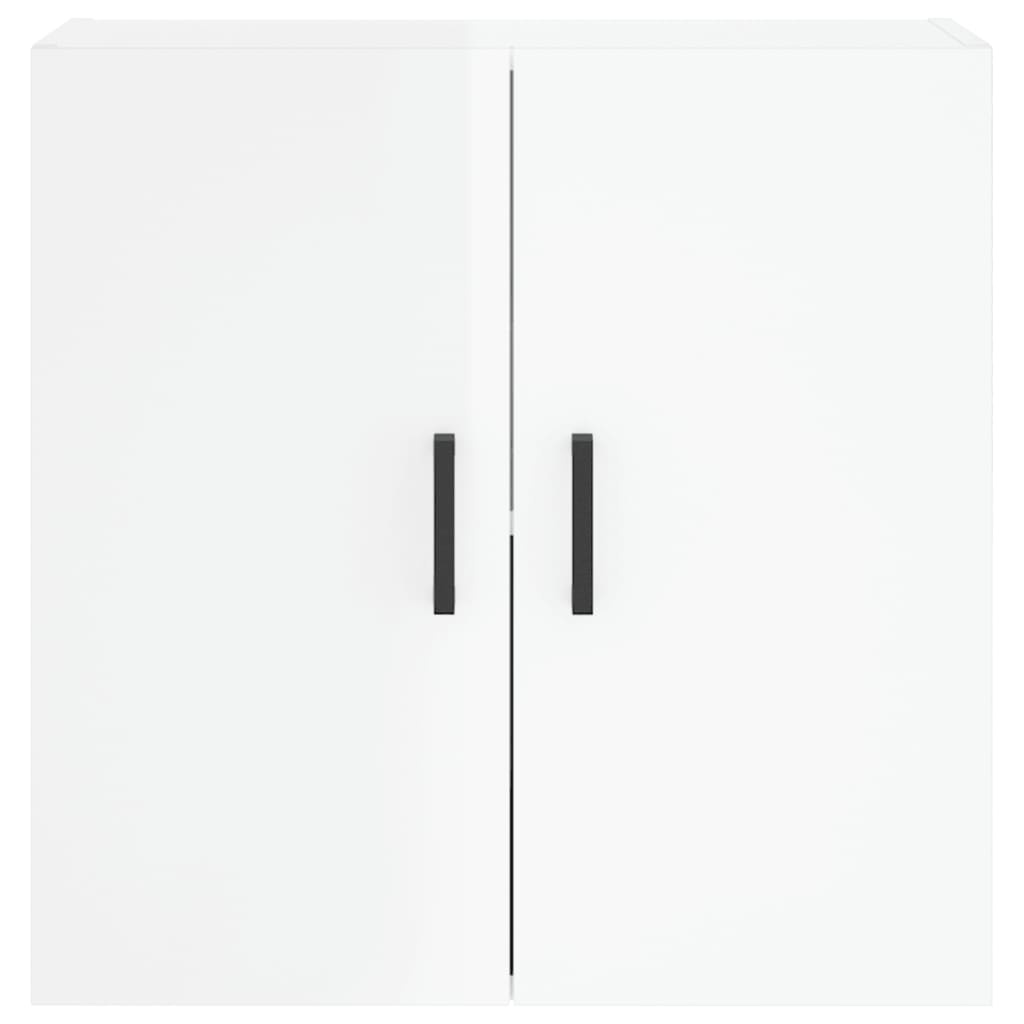 VidaXL Wandkast 60x31x60 cm bewerkt hout hoogglans wit
