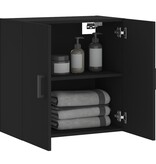 VidaXL Wandkast 60x31x60 cm bewerkt hout zwart