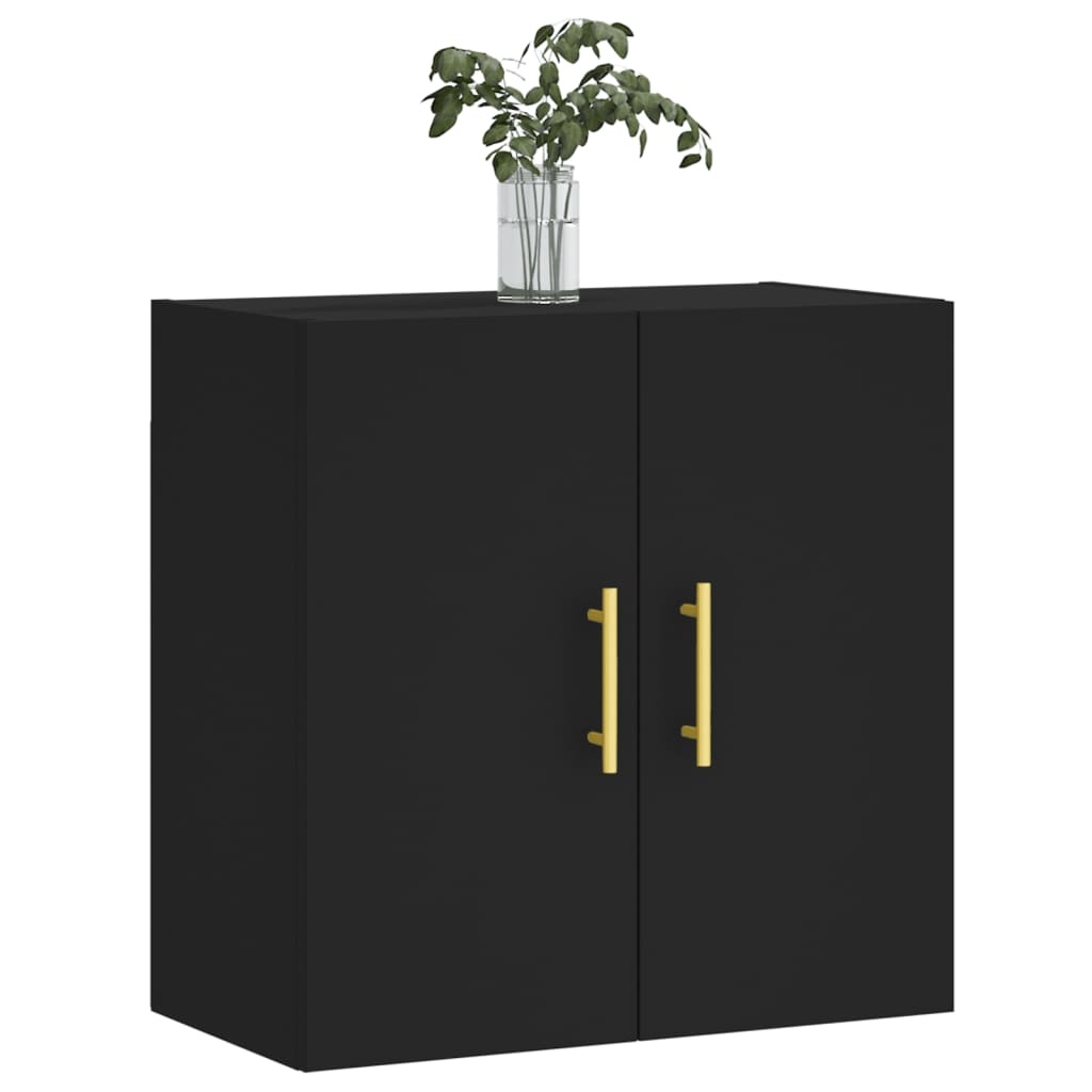 VidaXL Wandkast 60x31x60 cm bewerkt hout zwart