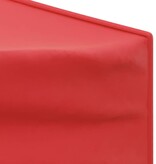 VidaXL Partytent inklapbaar met zijwanden 3x3 m rood