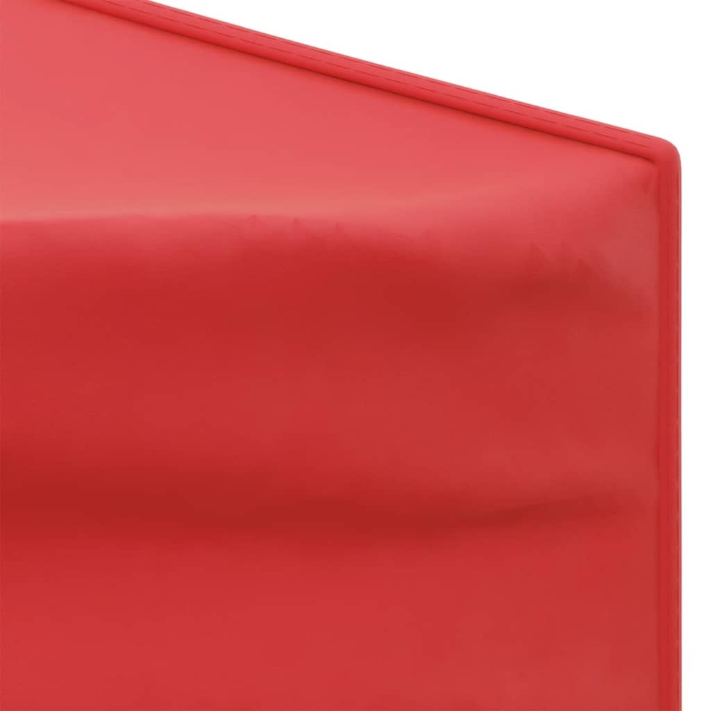 VidaXL Partytent inklapbaar met zijwanden 3x3 m rood