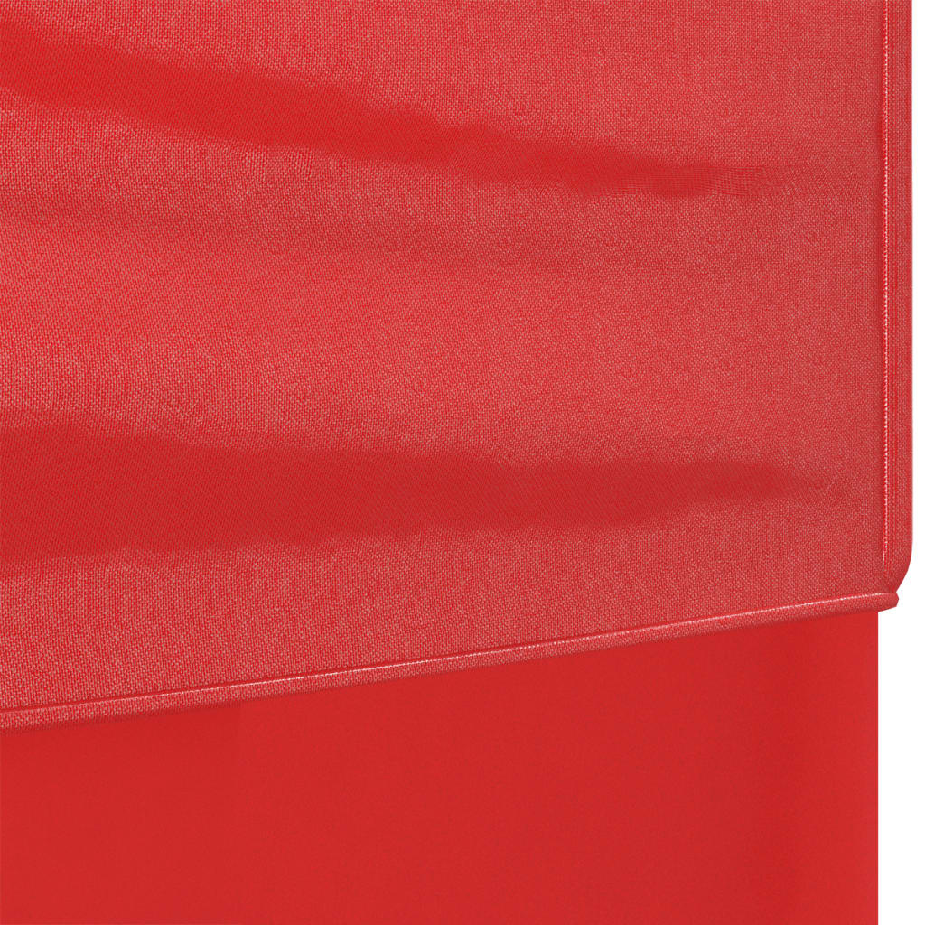 VidaXL Partytent inklapbaar met zijwanden 2x2 m rood