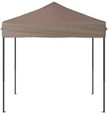 VidaXL Partytent inklapbaar 2x2 m taupe