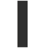 VidaXL Hoge kast 30x41x185 cm bewerkt hout zwart