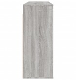 VidaXL Wandkast 80x33x80 cm bewerkt hout grijs sonoma eikenkleurig