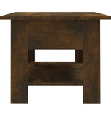 VidaXL Salontafel 102x55x42 cm bewerkt hout gerookt eikenkleurig