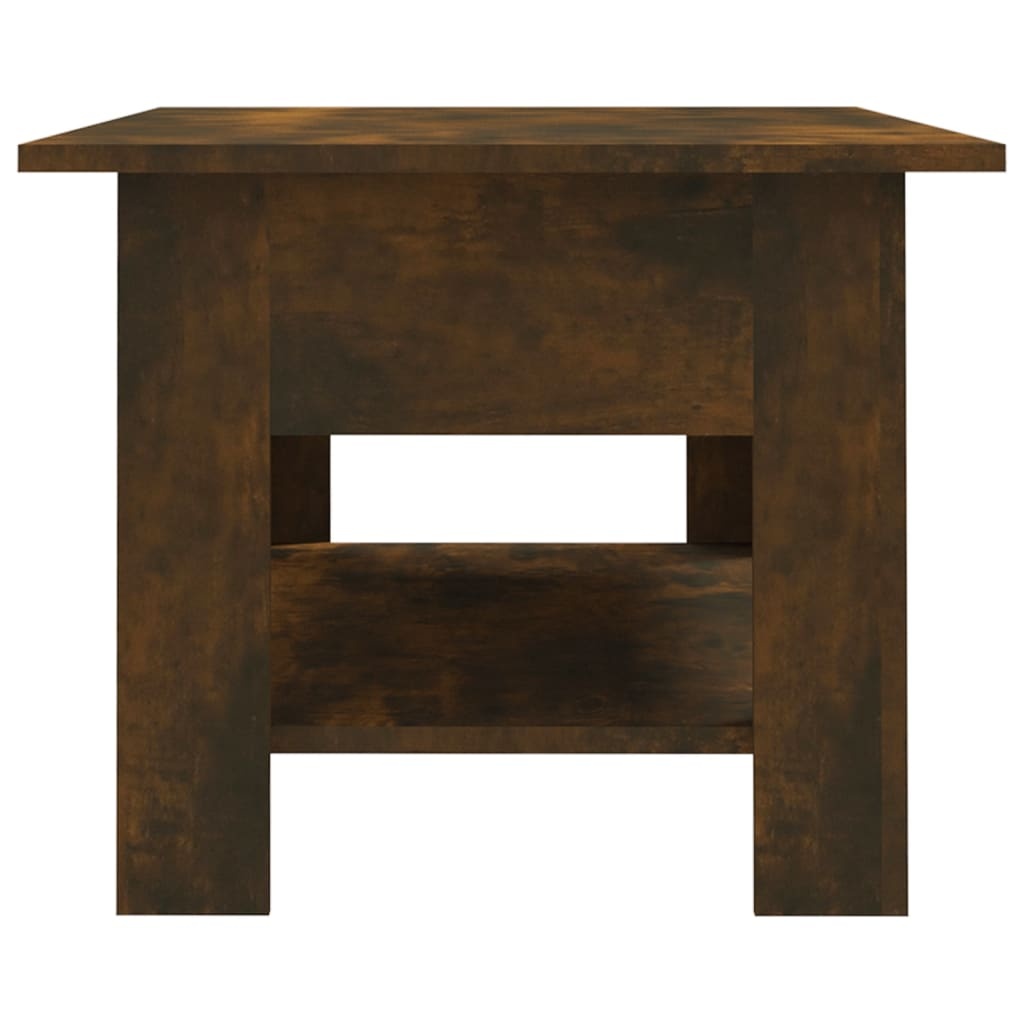 VidaXL Salontafel 102x55x42 cm bewerkt hout gerookt eikenkleurig
