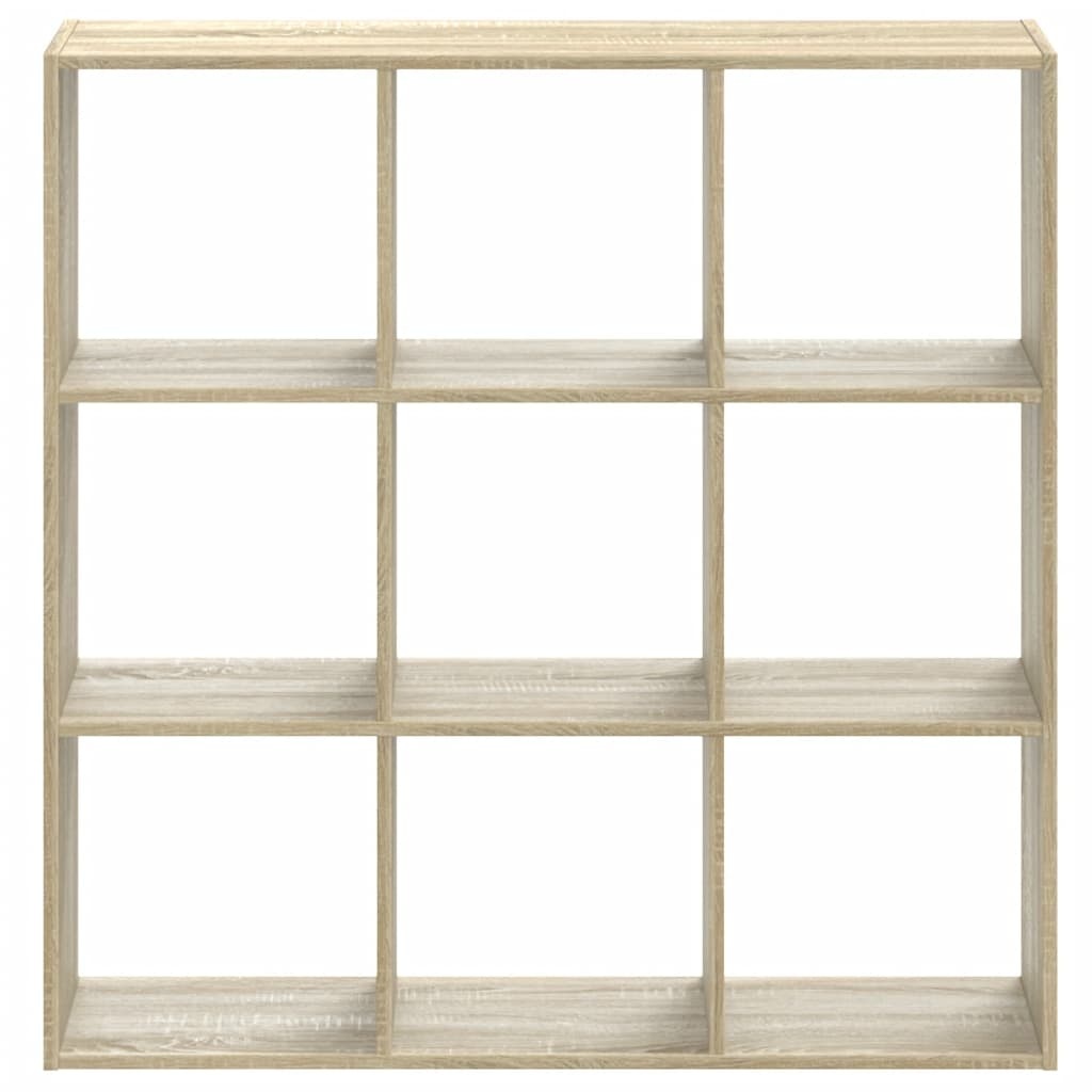 VidaXL Boekenkast 102x32x102 cm bewerkt hout sonoma eikenkleurig