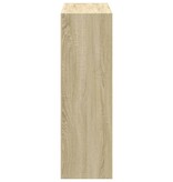 VidaXL Boekenkast 102x32x102 cm bewerkt hout sonoma eikenkleurig