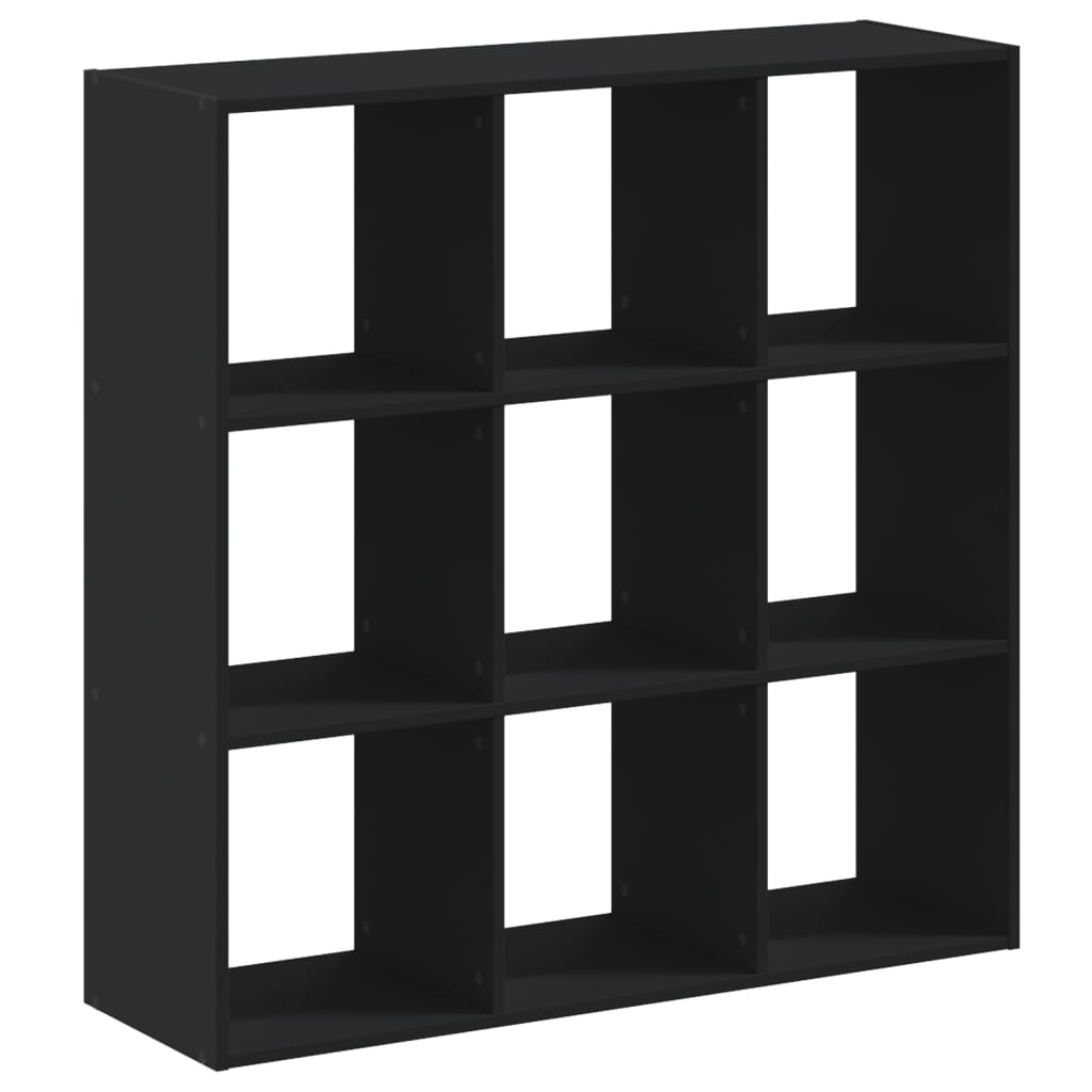 VidaXL Boekenkast 102x32x102 cm bewerkt hout zwart