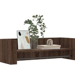 VidaXL Wandschap 100x35x30,5 cm bewerkt hout bruin eikenkleurig