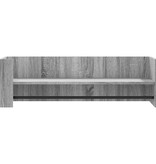 VidaXL Wandschap 100x35x30,5 cm bewerkt hout grijs sonoma eikenkleurig