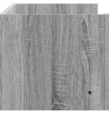 VidaXL Wandschap 100x35x30,5 cm bewerkt hout grijs sonoma eikenkleurig