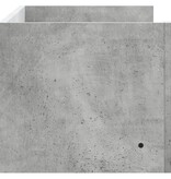 VidaXL Wandschap 100x35x30,5 cm bewerkt hout betongrijs