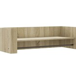 VidaXL Wandschap 100x35x30,5 cm bewerkt hout sonoma eikenkleurig