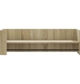 VidaXL Wandschap 100x35x30,5 cm bewerkt hout sonoma eikenkleurig